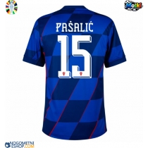 Moški Nogometni dresi Hrvaška Mario Pasalic #15 Gostujoči EP 2024 Kratek Rokav